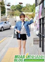 Mix đồ xuống phố cực chất cùng sơ mi denim