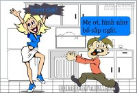 Vợ vui vì chồng sắp ngất