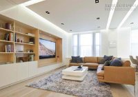 Hướng dẫn cách bố trí TV siêu mỏng trong không gian phòng khách