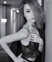 [ Người đẹp ]  Ngân Khánh sexy với áo ren
