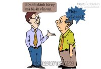 Vợ bị chồng đánh mà vẫn vui