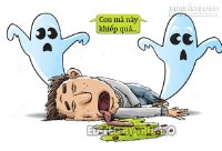 Bị vợ đánh mà cứ tưởng là ma