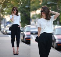 Cách mix quần duyên dáng của blogger