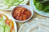 Hương vị thịt luộc tôm chua Quảng Trị