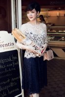 Tiểu thư Lý Nhã Kỳ đẹp dịu dàng, đài các trên đất Pháp