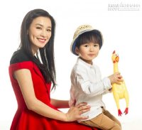Vi Phi Trương Đình khoe con trai kháu khỉnh