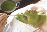 Da sạch nám, trắng hồng với rau ngót và rau mùng tơi