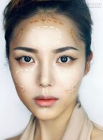 Biến hình gương mặt tròn thành mặt V – line trong tíc tắc