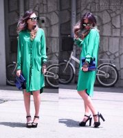 Phái đẹp trẻ trung, phong cách bất ngờ với váy sơ mi