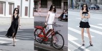 Phối trang phục trắng, đen chất lừ như các tín đồ thời trang