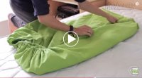 Mẹo gấp Drap trải giường siêu tốc chỉ mất 1 phút