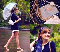 Mix đồ ngày mưa cùng các blogger