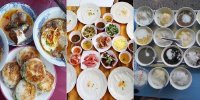Những món ăn chồng dĩa càng cao thì càng... vui