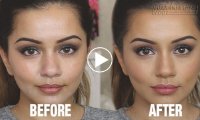 Mẹo tạo khối giúp khuôn mặt tròn thon gọn hơn