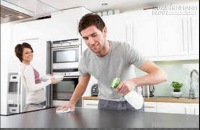 Mẹo xóa vết bẩn dầu mỡ trong nhà bếp nhanh trong nháy mắt
