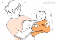 Hình ảnh hài hước về hành trình nuôi con bằng sữa mẹ