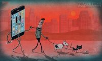 Giật mình trước chùm ảnh minh họa về sự thật cuộc sống hiện nay của Steve Cutts