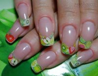 Cách vẽ móng hình trái cây đẹp đến ứa nước miếng
