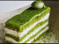 Ngon miệng với bánh gato vị trà xanh