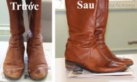 Cách làm sạch boot da cũ thành mới tinh