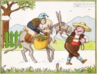 Câu chuyện hai cha con và chú lừa