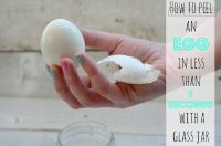 Bóc vỏ trứng trong 5 giây không cần chạm tay