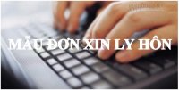 Cách viết đơn ly hôn