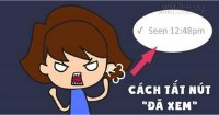 Cách tắt chữ : Đã xem trong khung chat ít người biết