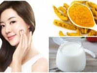 Sở hữu làn da trắng mịn hơn em bé với công thức từ bột nghệ và sữa chua