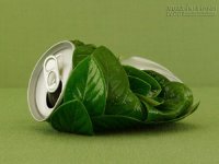 Miếng cơm trong chiếc lon bia