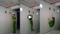 Anh công an hướng dẫn kỹ năng thoát hiểm khi cháy nhà, hỏa hoạn rất hay