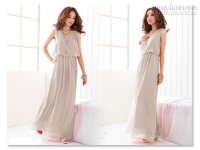 Đầm maxi hai dây ngắn đỏ