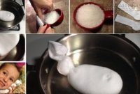 Kì lạ: muối hột + 1 chiếc tất trắng chữa khỏi nhiễm trùng tai