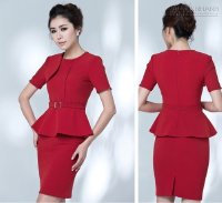 Chọn váy peplum đẹp che bụng béo cho nàng công sở