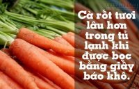 Mẹo hay giữ rau củ tươi ngon nhất