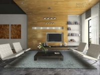 Các cách trang trí biệt thự với trần gỗ