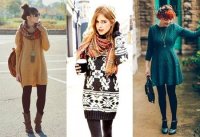 20 gợi ý mặc áo, váy len siêu quyến rũ trong mùa đông