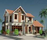 Nhà mái Thái 2 tầng đẹp