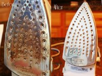 Mẹo làm sạch vết cháy trên mặt bàn là hơi nước