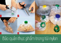 Những mẹo vặt siêu tiện lợi chỉ với chiếc túi nylon