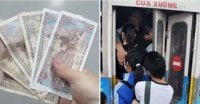 7 nghìn đồng và hành động quá tồi của cô gái trên xe buýt