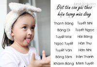 Đặt tên đẹp theo mùa sinh cho con phát tài