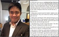 Phì cười với bảng nội quy 30 điều cấm vợ làm khi đi công tác