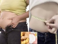 Giảm 20cm vòng eo chỉ bằng cách chườm bụng với gừng rang muối