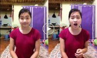 Bùng nổ tranh cãi video cô gái hát hay như hát nhép ?