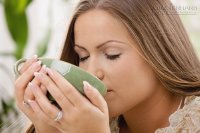 Ngồi thiền và uống trà xanh giúp giảm cân nhanh