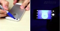 Dùng bút màu để vẽ lên đèn Flash của iPhone và kết quả bất ngờ