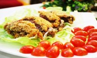 Hướng dẫn làm Thịt bò kẹp phô mai chiên xù giúp tăng chiều cao