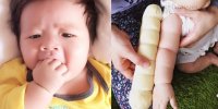 Trào lưu khoe tay con như ổ bánh mì của các bà mẹ Nhật