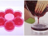 Mẹo làm son môi siêu rẻ từ nước ép và dầu dừa